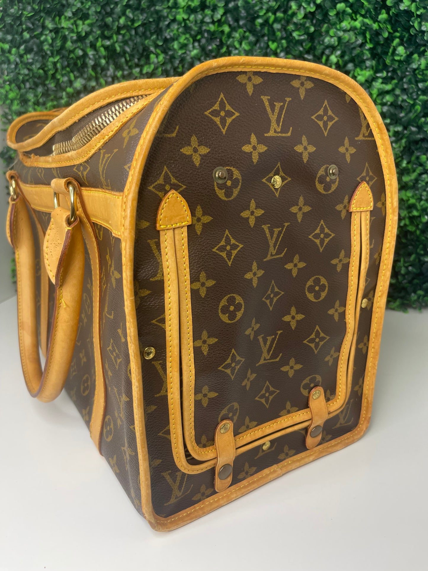 Preowned Louis Vuitton Monogram Sac Chien 40 Pet Carrier