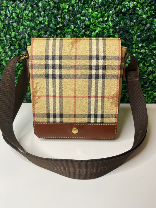 Burberry Nova Check Crossbody Shoulder Bag