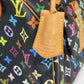 Louis Vuitton Black Multicolor Speedy 30 (SP1014)