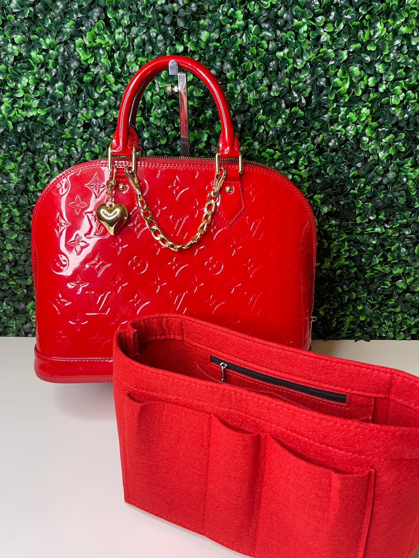 Louis Vuitton Red Vernis Alma PM