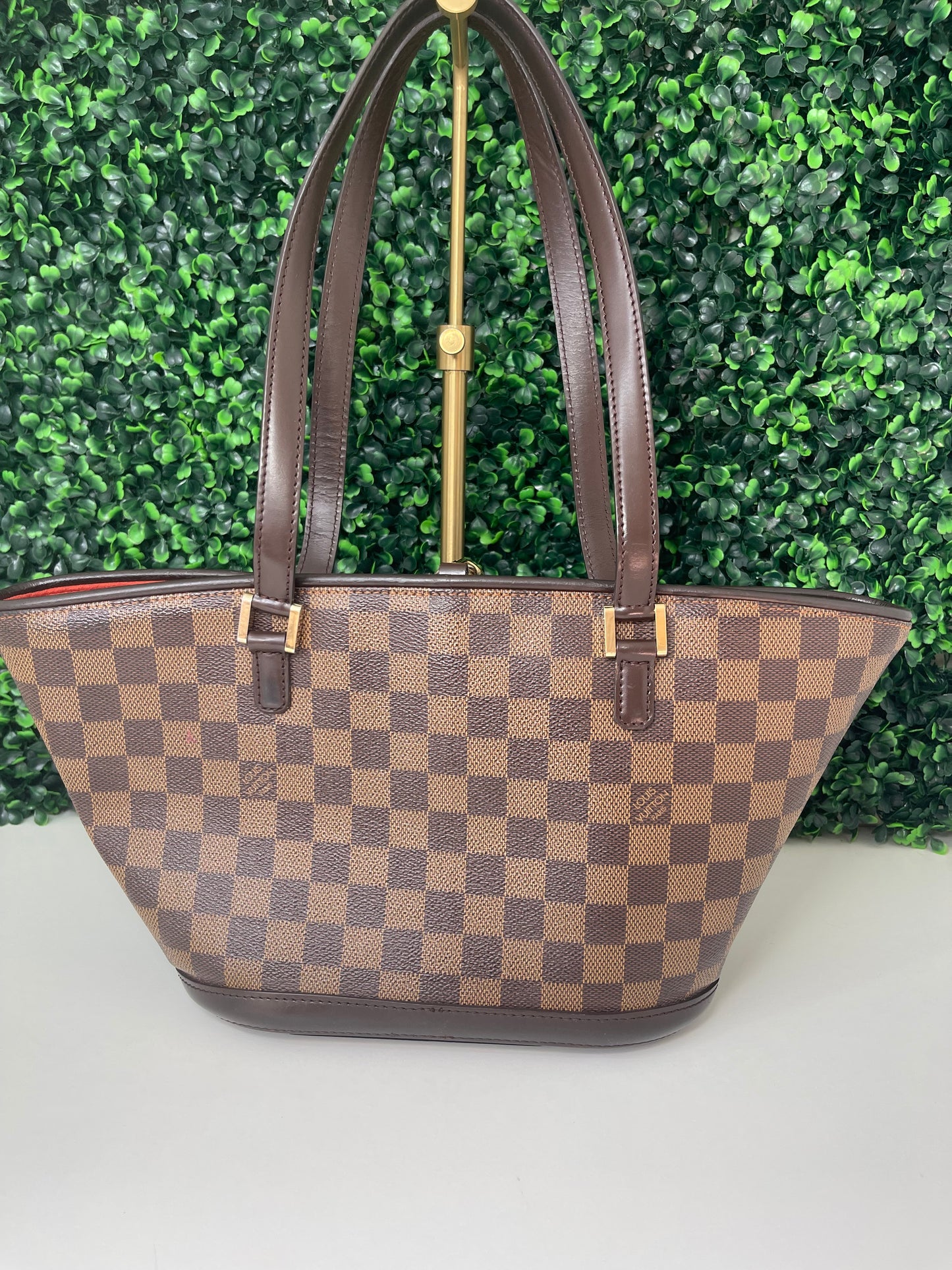 Deal #1 Preowned Damier Ebene Manosque PM Tote Bag