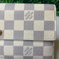 Louis Vuitton Portefeuille Sarah Long Wallet Damier Azur