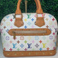 Louis Vuitton White Multicolor Alma PM