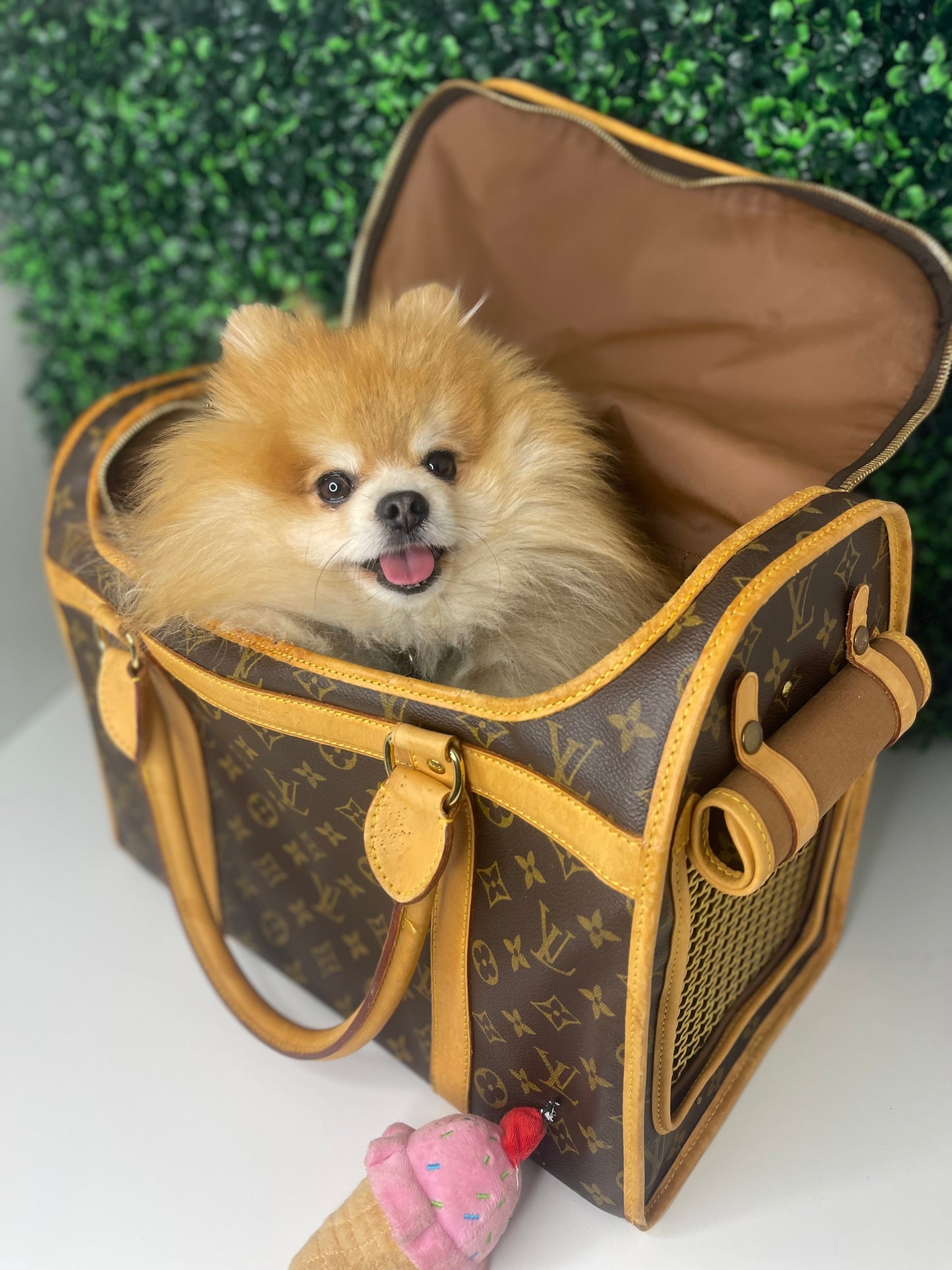 Preowned Louis Vuitton Monogram Sac Chien 40 Pet Carrier