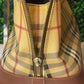 Burberry Coated Canvas Nova Check Handbag