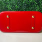 Louis Vuitton Red Vernis Alma PM