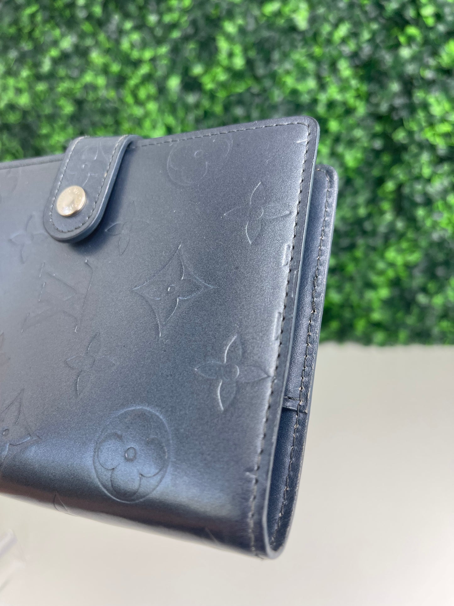 Louis Vuitton Blue Matte Agenda PM