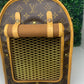 Preowned Louis Vuitton Monogram Sac Chien 40 Pet Carrier