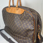 Louis Vuitton Monogram Alize Two Compartment Luggage Travel Bag