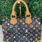 Louis Vuitton Black Multicolor Speedy 30 (SP1014)