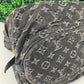 Preowned Louis Vuitton Black Denim Mahina