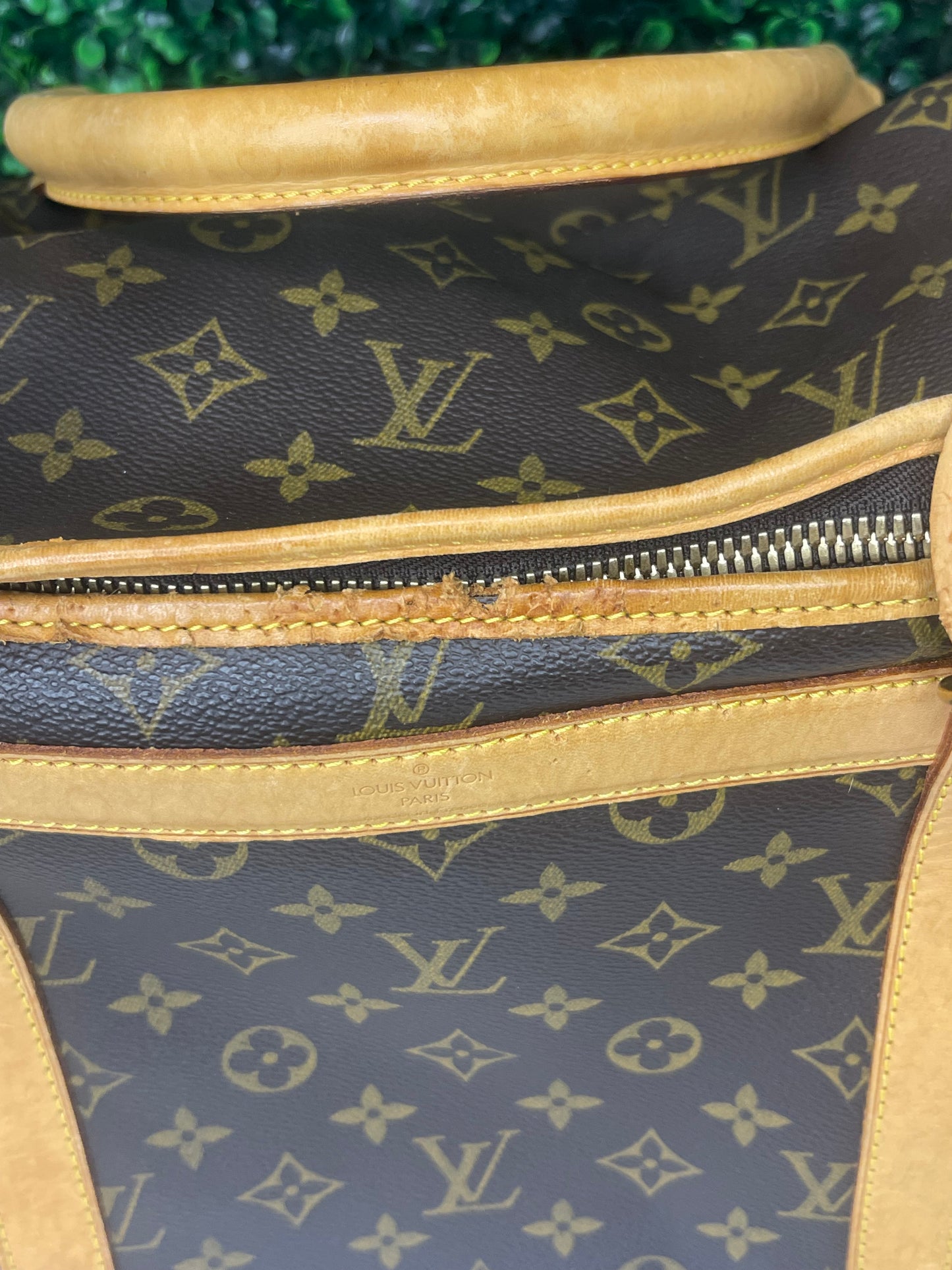 Preowned Louis Vuitton Monogram Sac Chien 40 Pet Carrier