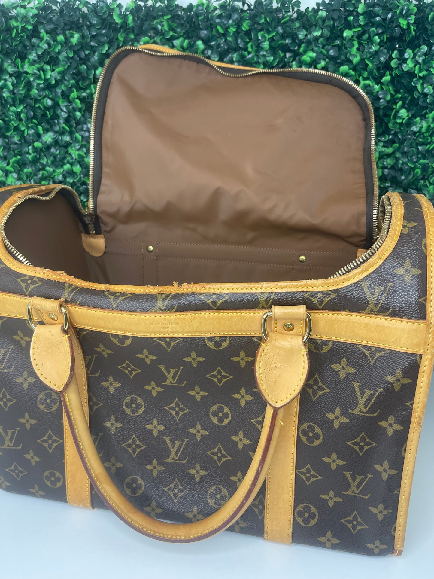 Preowned Louis Vuitton Monogram Sac Chien 40 Pet Carrier