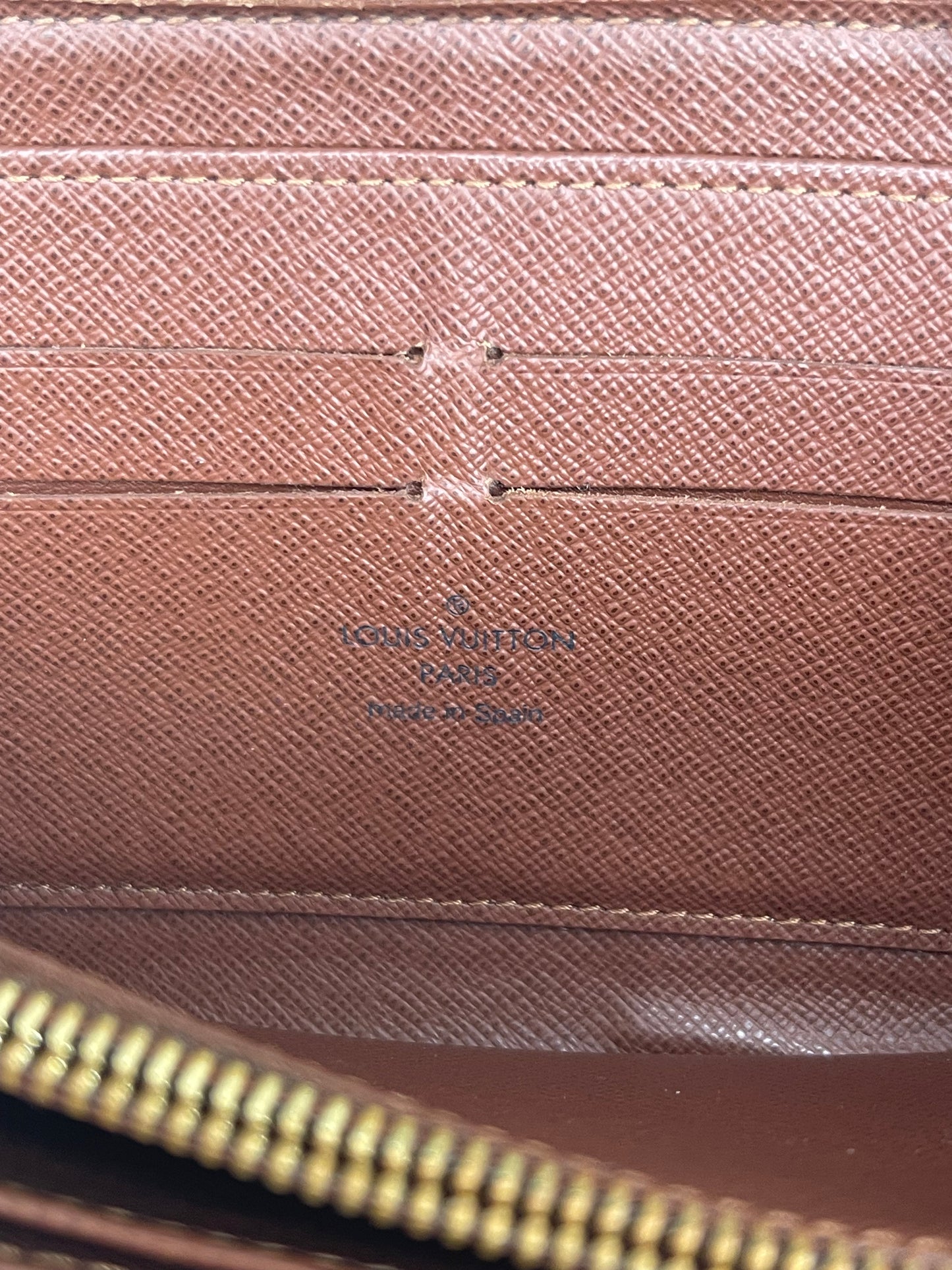 Preowned Louis Vuitton Monogram Zippy Long Wallet