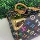 Louis Vuitton Black Multicolor Speedy 30 (SP1014)