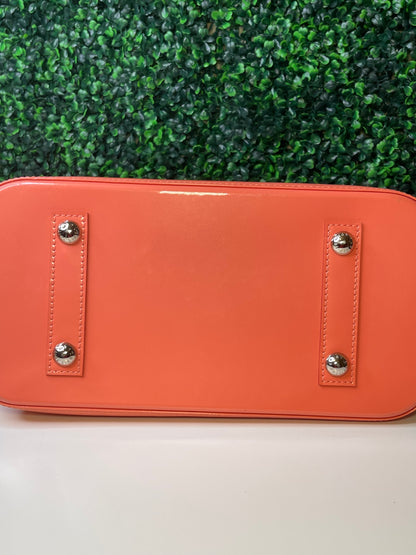 Preowned Louis Vuitton Rose Litchi Vernis Alma PM