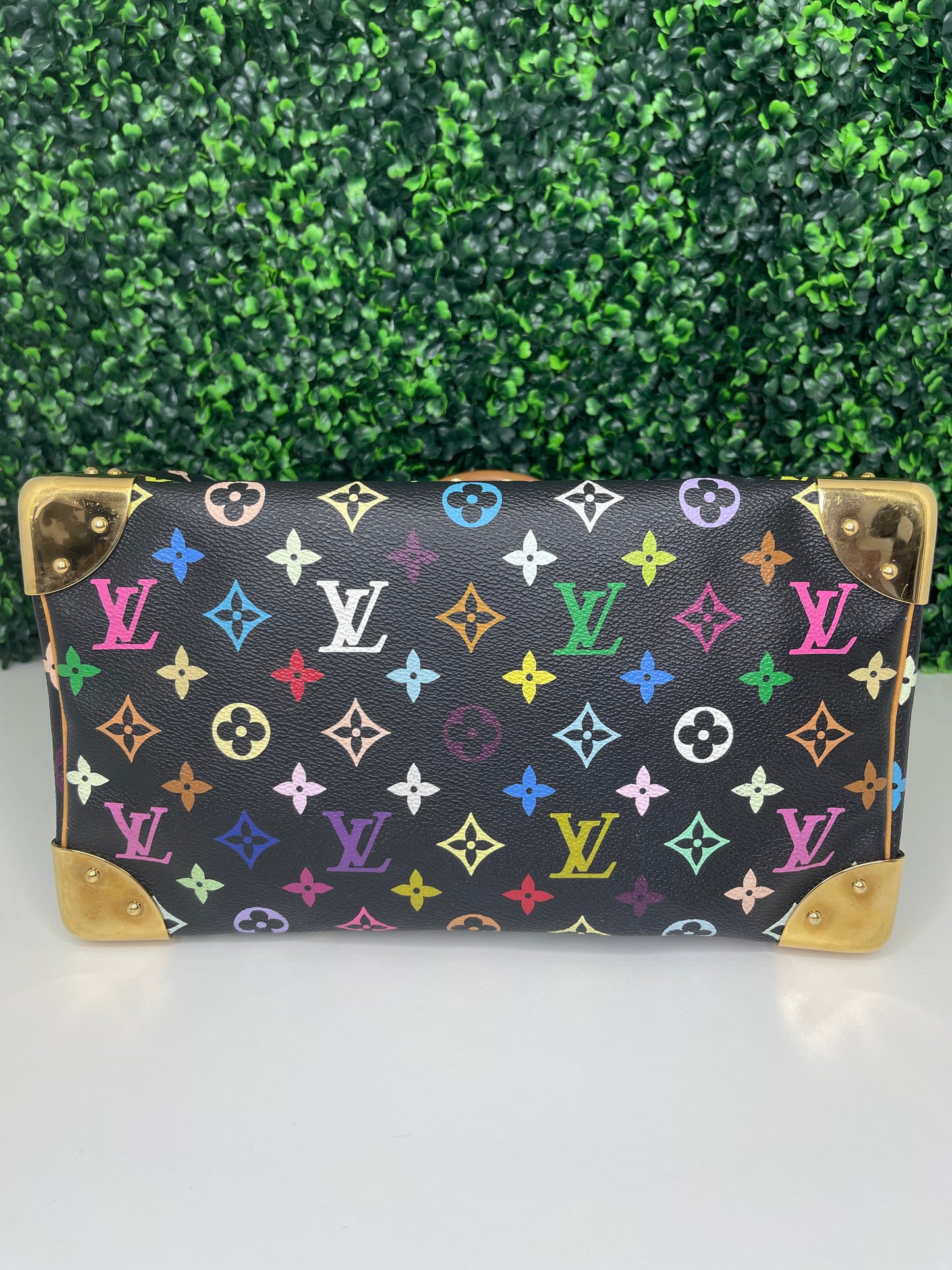 Louis Vuitton Black Multicolor Speedy 30 (SP1014)