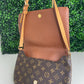 Louis Vuitton Musette Tango Handbag Monogram Canvas