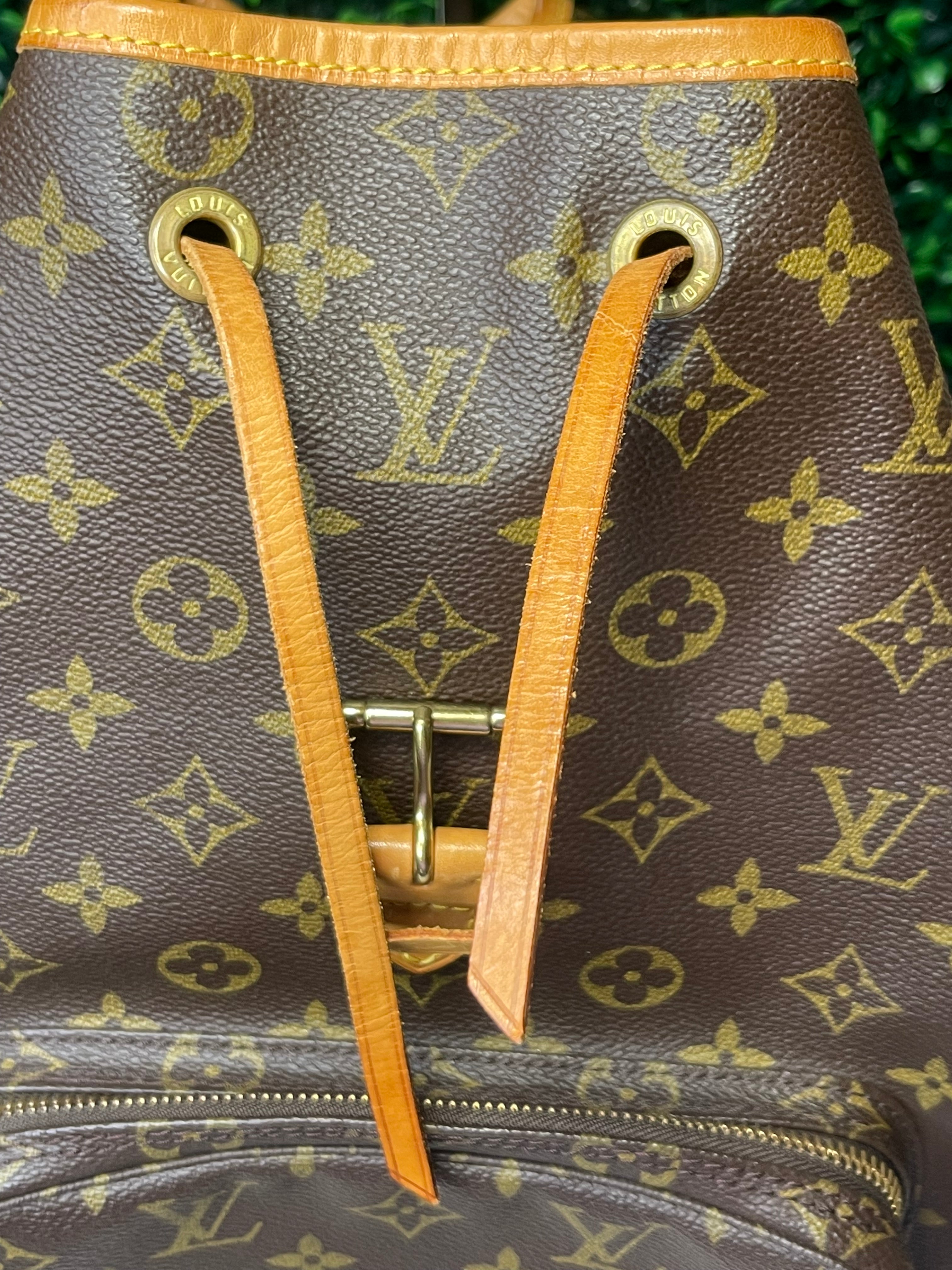 Louis Vuitton Montsouris GM Backpack Lady Luxe Collection