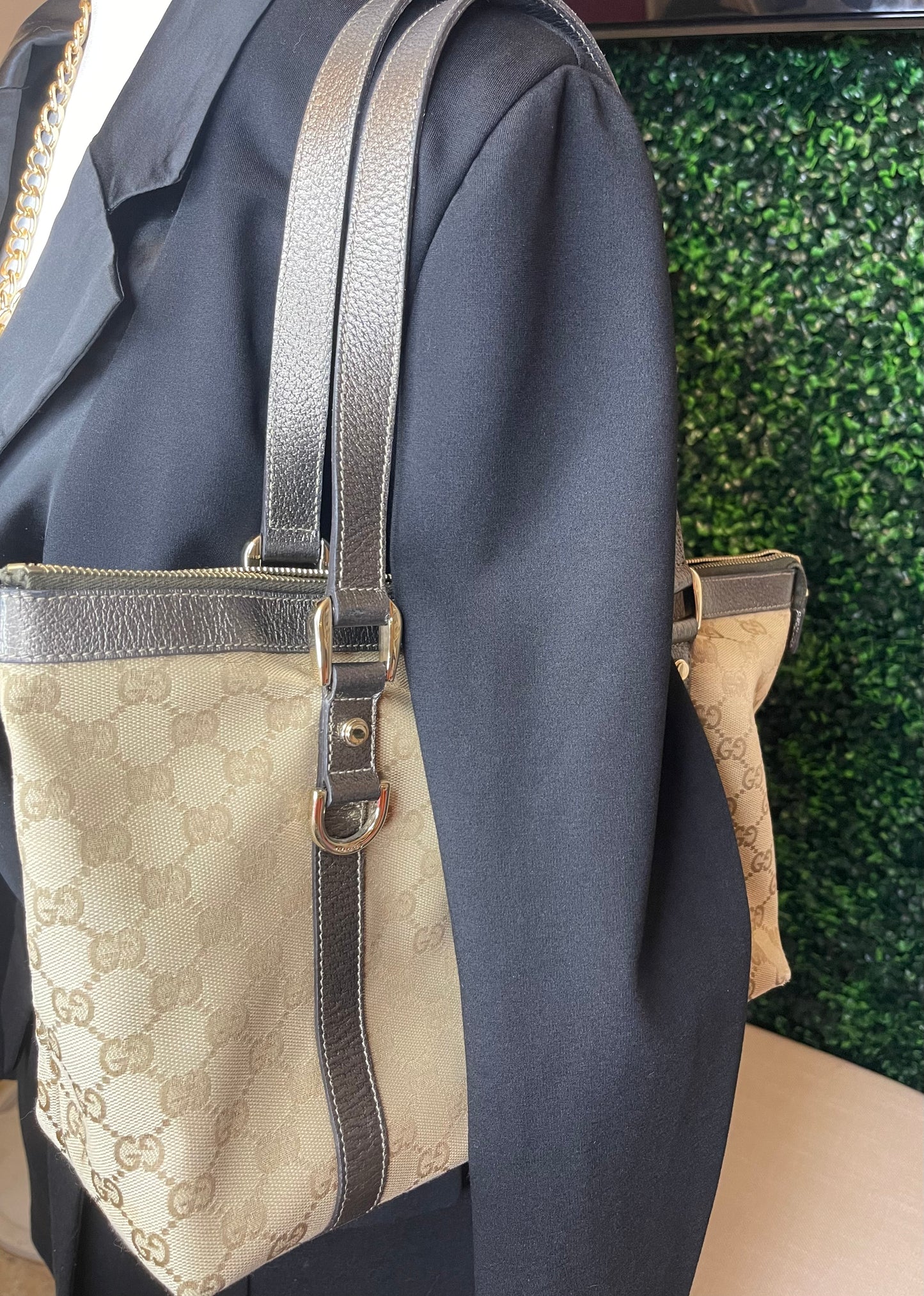 Gucci Monogram Medium Abbey Tote