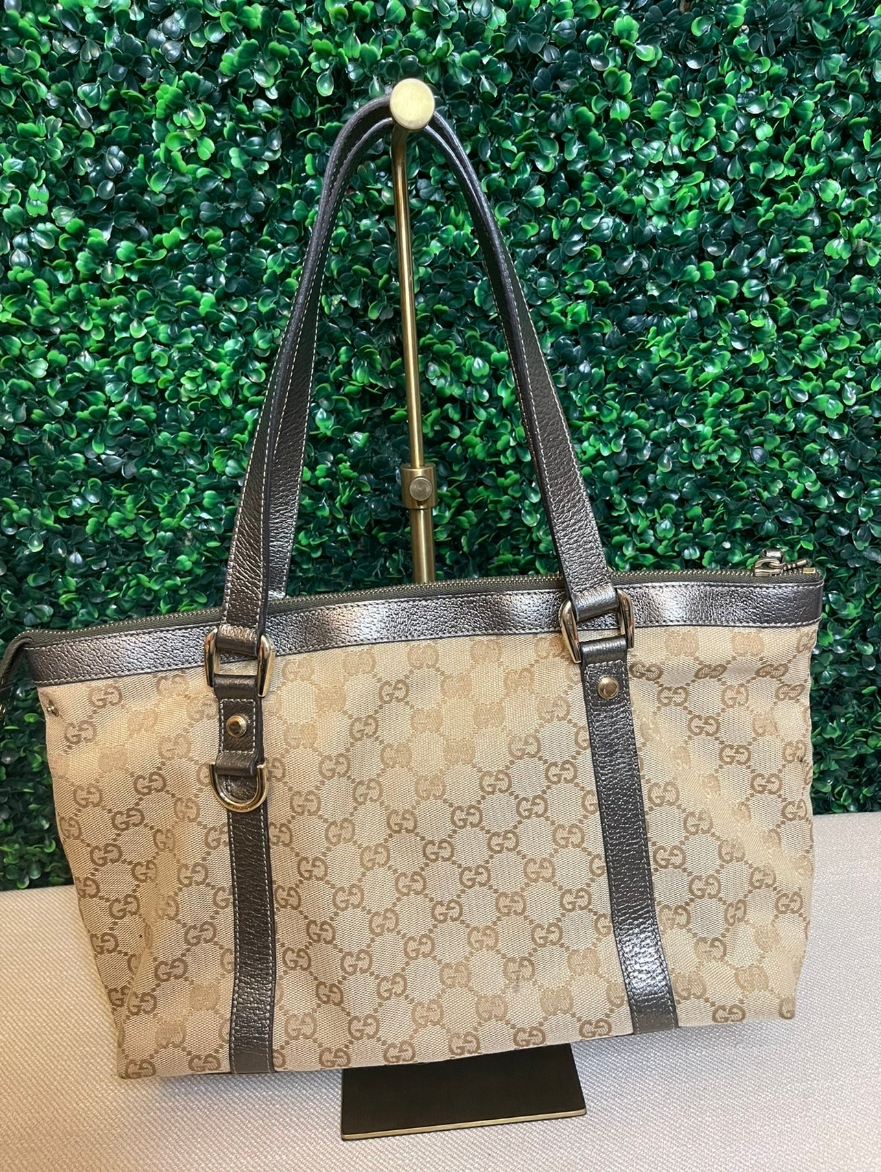 Gucci Monogram Medium Abbey Tote