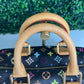 Preowned Black Multicolor Speedy 30