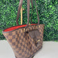 Deal #1 Preowned Damier Ebene Manosque PM Tote Bag