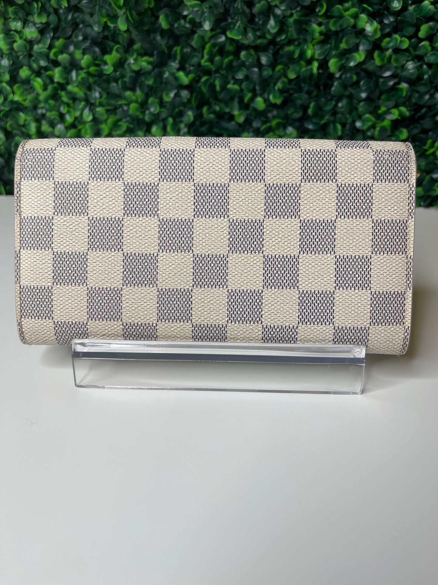 Louis Vuitton Portefeuille Sarah Long Wallet Damier Azur