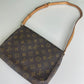 Louis Vuitton Musette Tango Handbag Monogram Canvas