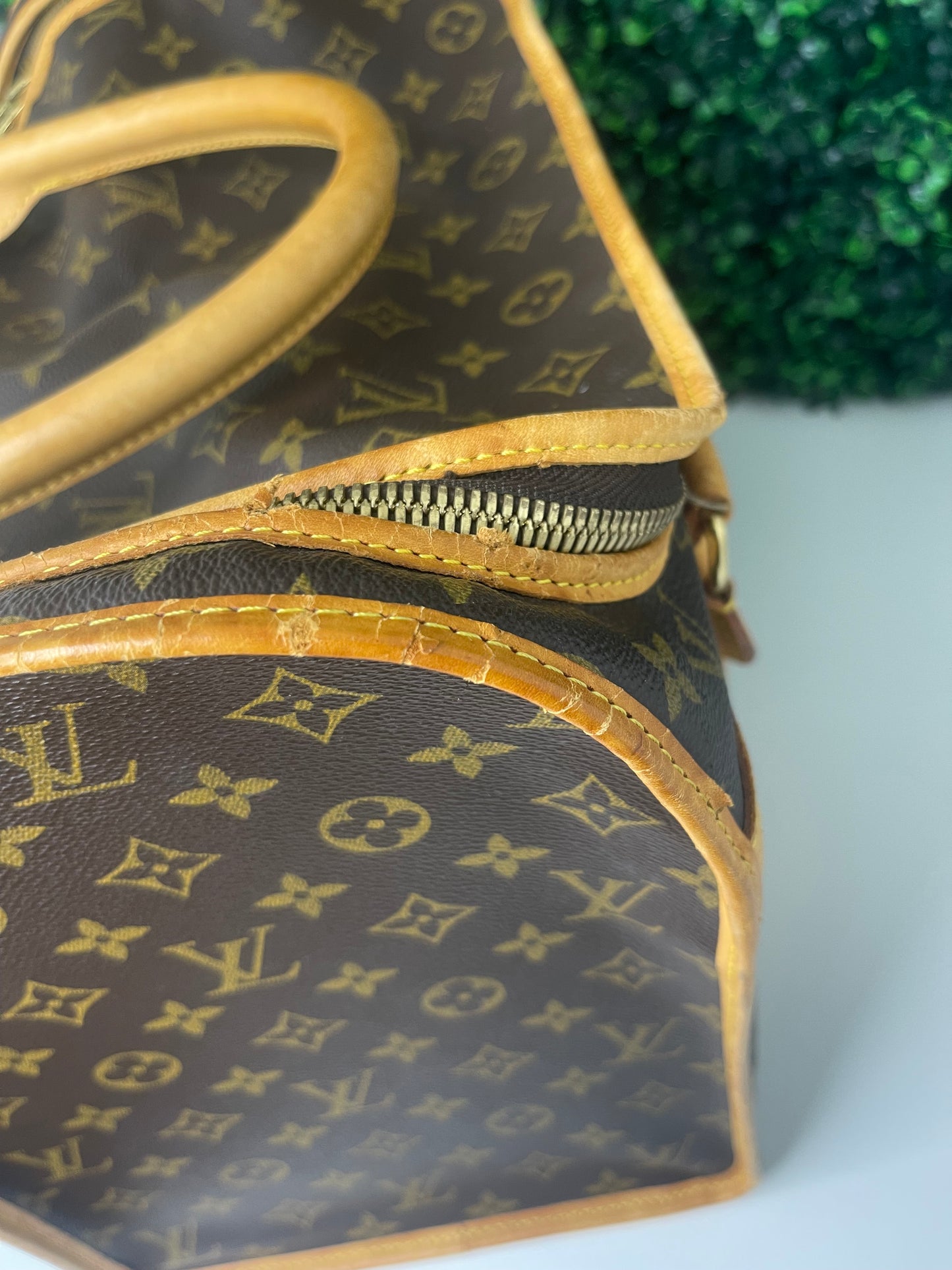 Preowned Louis Vuitton Monogram Sac Chien 40 Pet Carrier