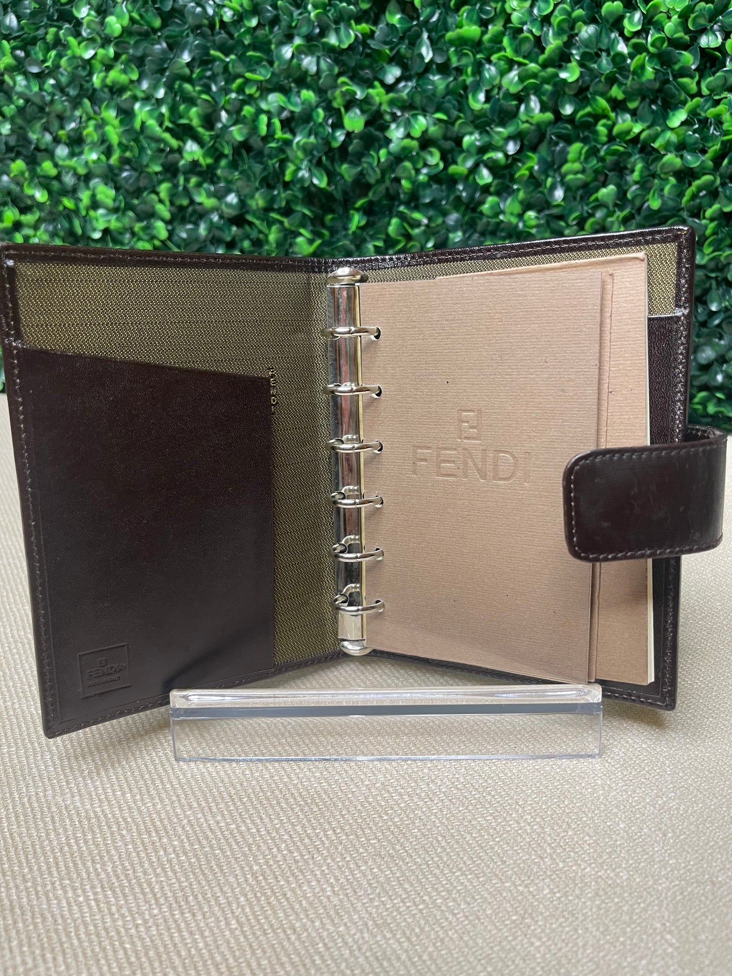 Fendi Vintage Zucca Agenda Cover