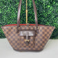 Deal #1 Preowned Damier Ebene Manosque PM Tote Bag