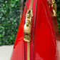 Louis Vuitton Red Vernis Alma PM