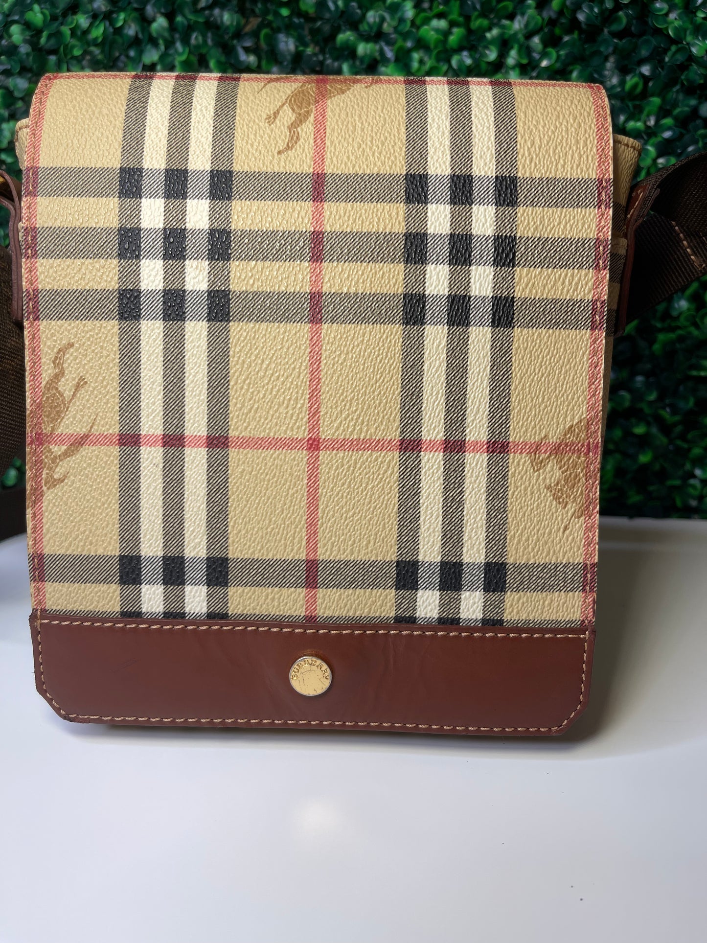 Burberry Nova Check Crossbody Shoulder Bag