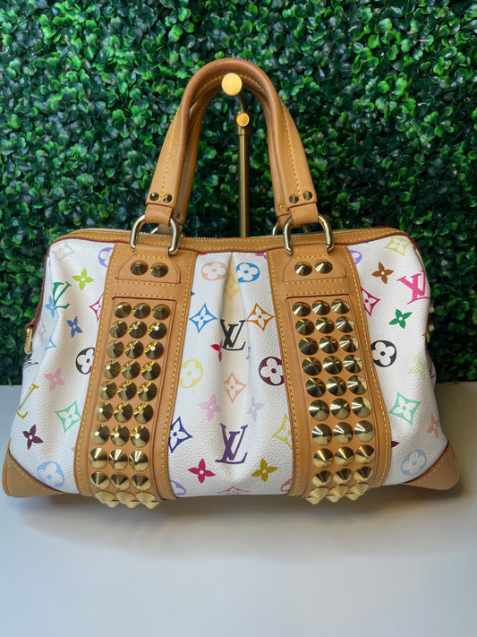 Louis Vuitton White Multicolor Courtney MM