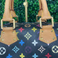 Louis Vuitton Black Multicolor Speedy 30 (SP1014)