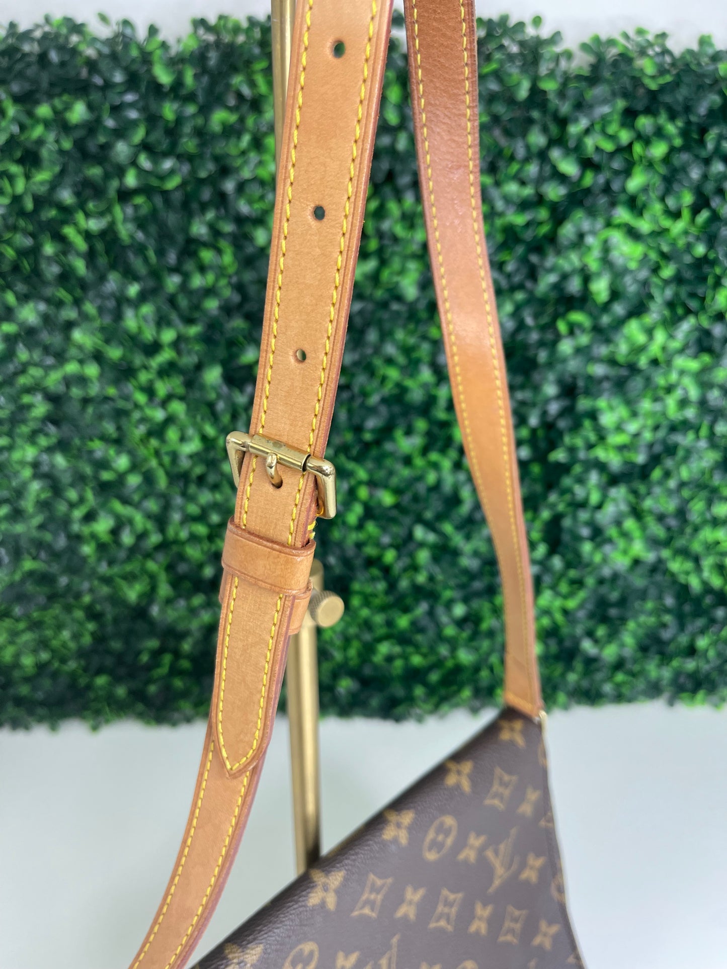 Louis Vuitton Musette Tango Handbag Monogram Canvas