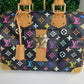 Louis Vuitton Black Multicolor Speedy 30 (SP1014)