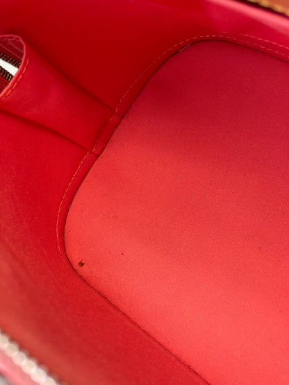 Preowned Louis Vuitton Rose Litchi Vernis Alma PM