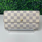 Louis Vuitton Portefeuille Sarah Long Wallet Damier Azur