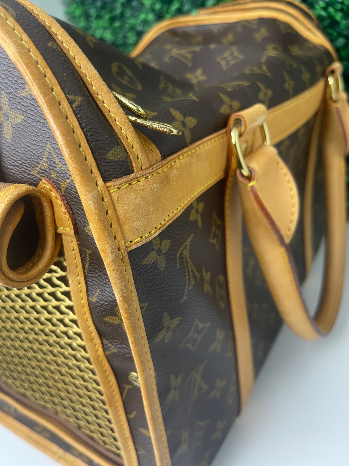 Preowned Louis Vuitton Monogram Sac Chien 40 Pet Carrier