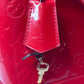 Louis Vuitton Red Vernis Alma PM