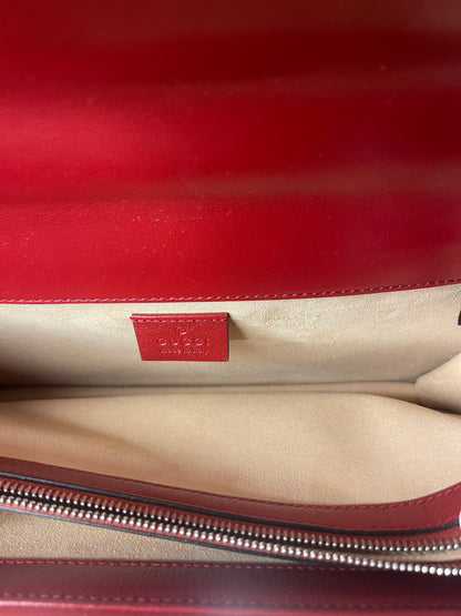 Preowned Gucci Dionysus Small Tweed Leather Shoulder Bag