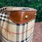 Vintage Burberry (Burberrys) Nova Check Boston Bag