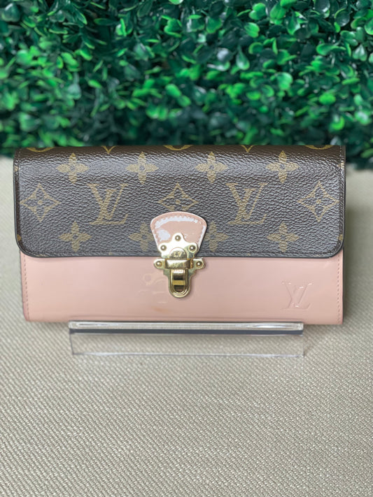 Louis Vuitton Cherrywood Pink Monogram Wallet