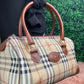 Vintage Burberry (Burberrys) Nova Check Boston Bag