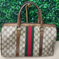 Gucci Vintage Boston Hand Bag Sherry Line