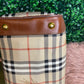 Vintage Burberry (Burberrys) Nova Check Boston Bag