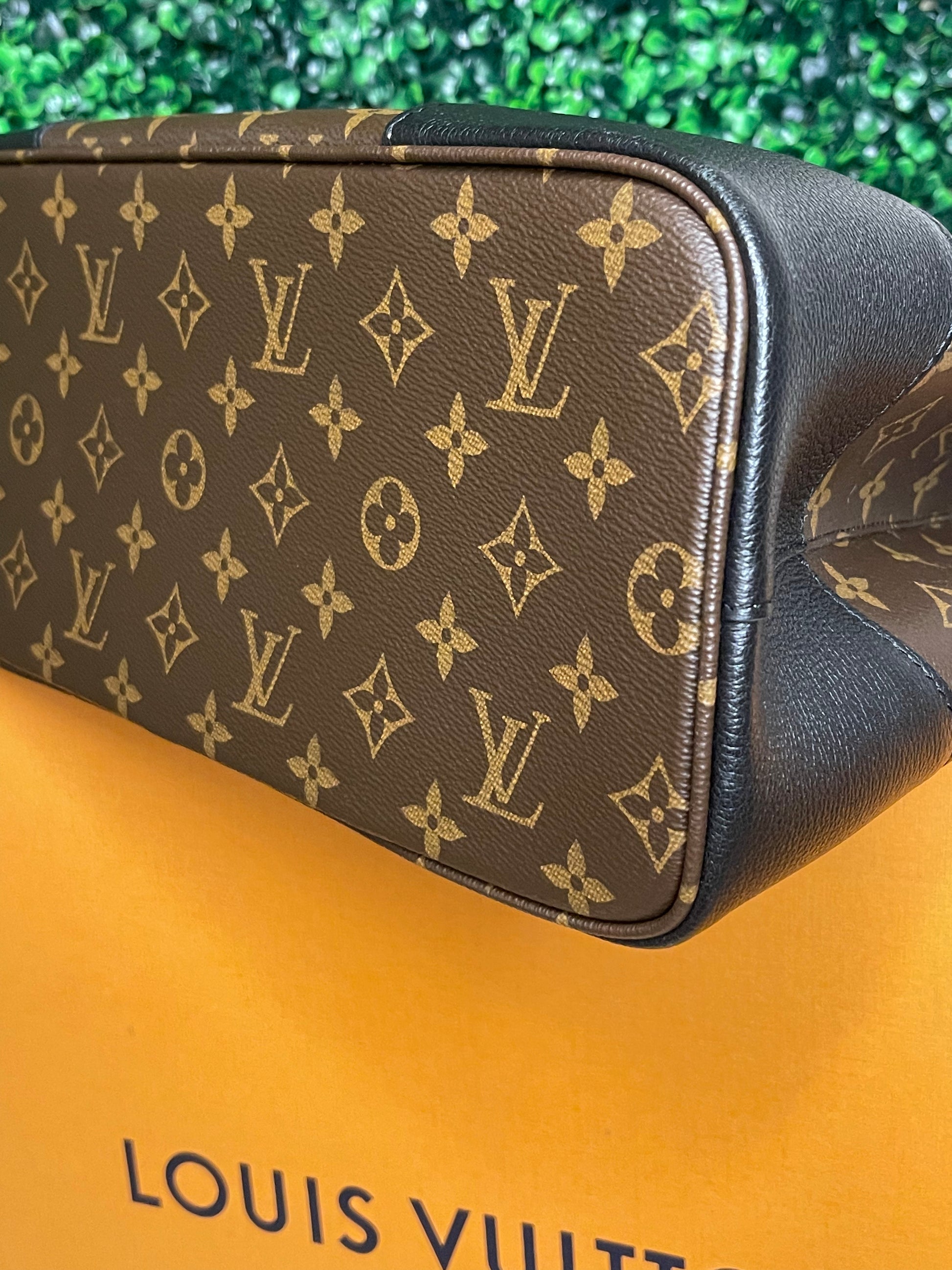 Louis+Vuitton+Flandrin+Shoulder+Bag+Black%2FBrown+Canvas for sale online