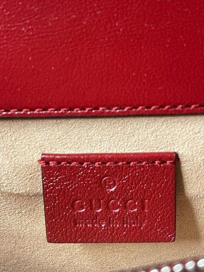 Preowned Gucci Dionysus Small Tweed Leather Shoulder Bag